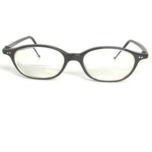 Jean Lafont Paris Jockey 48 100 Black‎ Oval Eyeglasses Frame France 48-16-145